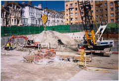 Coombs site being prepared for construction of pumping station.